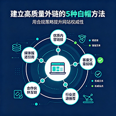 吴忠建站-建立高质量外链的5种白帽方法